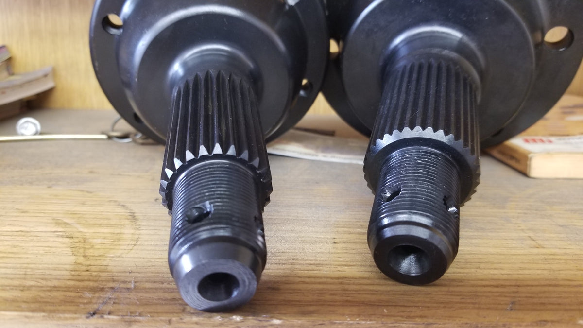 930 Rear Cv Axle Micro Stub Axle 930 CV to RBP 33T – RBP Manufacturing