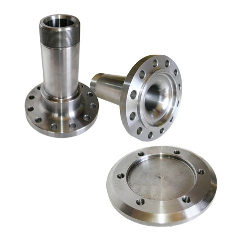 2.0 Hollow Spindles Bolt on and Weld on Chromoly Plates (1 ton Chevy Style)