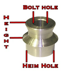 High Misalignment Spacer for a comh24 MA1.500X.625X1.062 Stainless Steel image 2