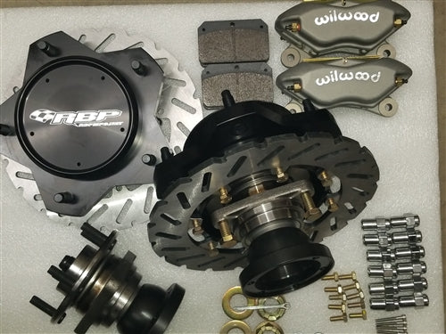MICRO STUB REAR BRAKE KIT, 24T -930 WITH WILWOOD 4 PISTON CALIPERS image 0