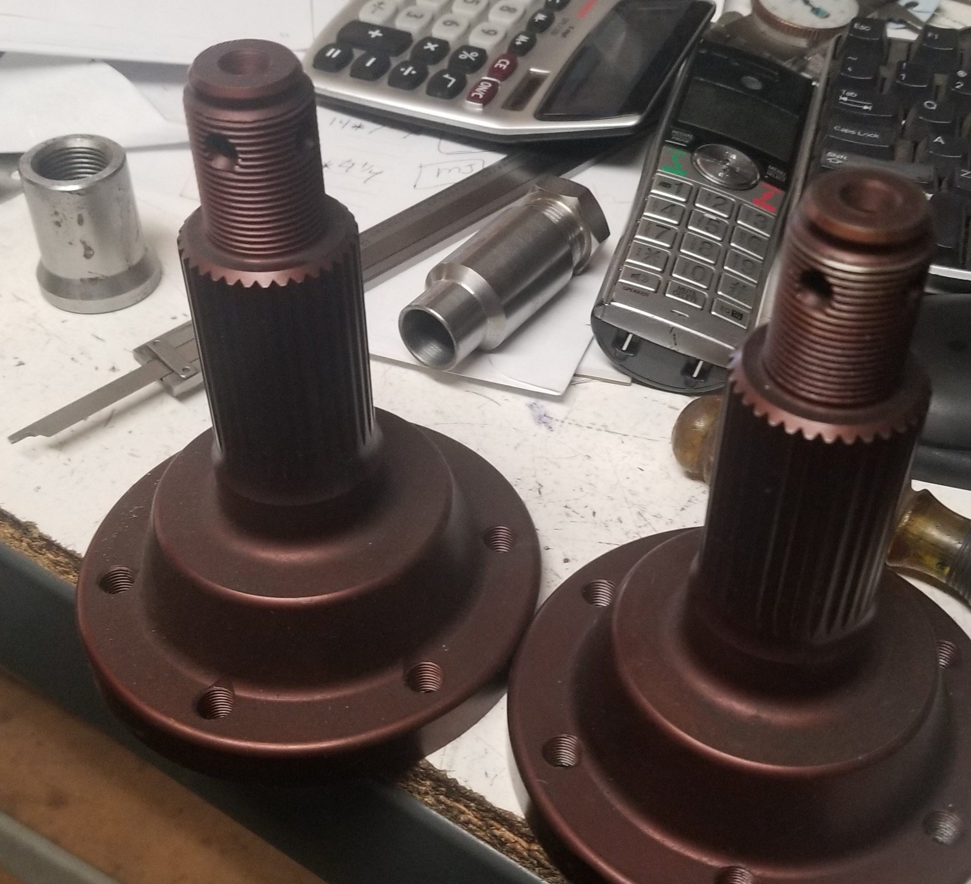 930 Rear Cv Axle Micro Stub Axle 930 CV to RBP 33T – RBP Manufacturing